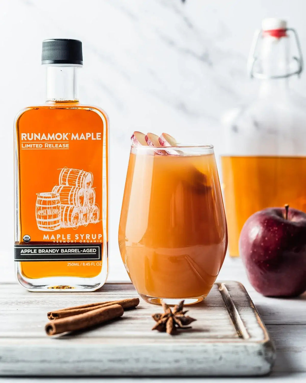 Apple Brandy Barrel-Aged Maple Syrup
