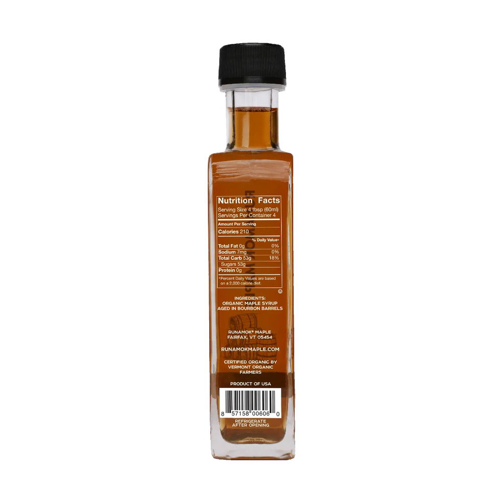 Bourbon Barrel-Aged Maple Syrup