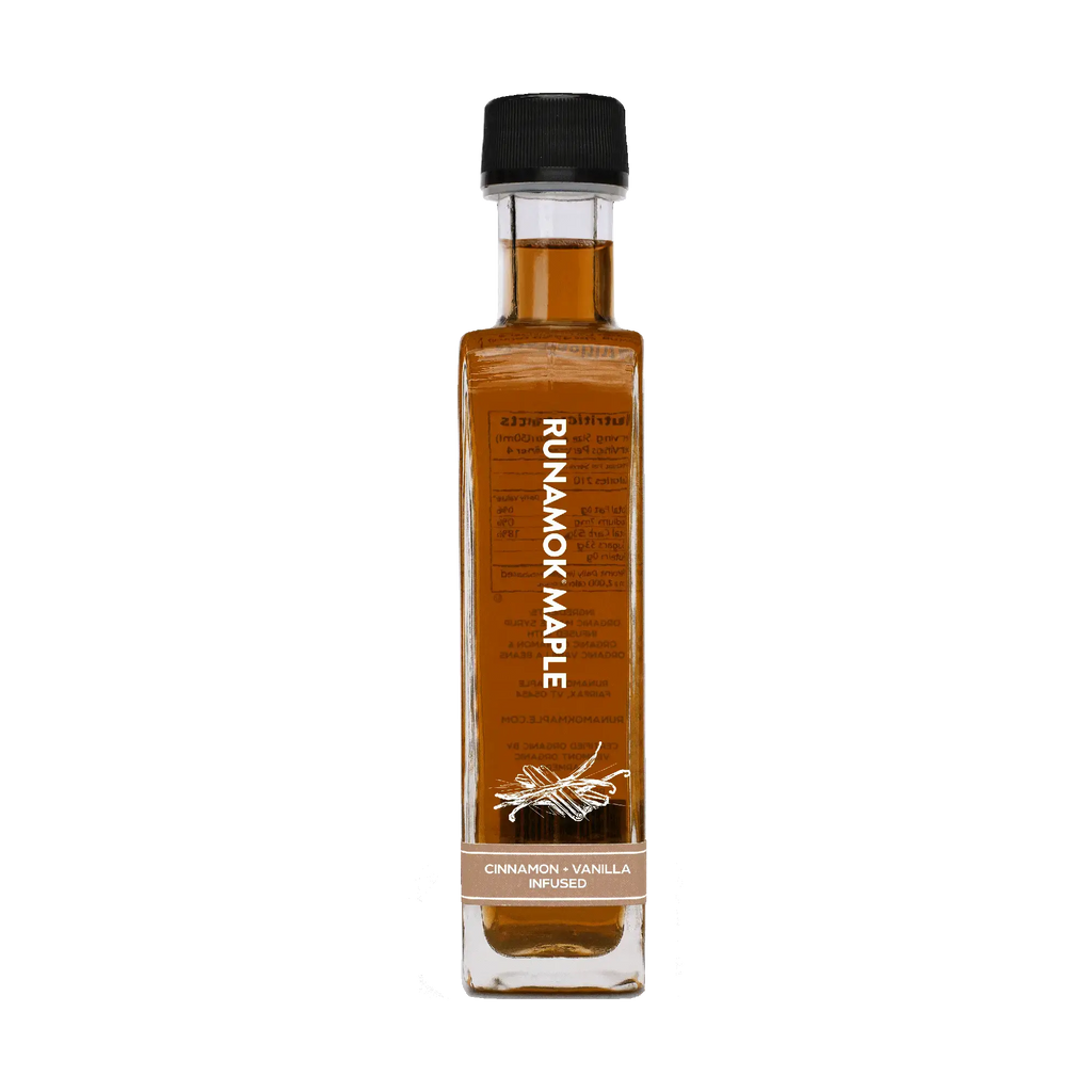 Cinnamon + Vanilla Infused Maple Syrup