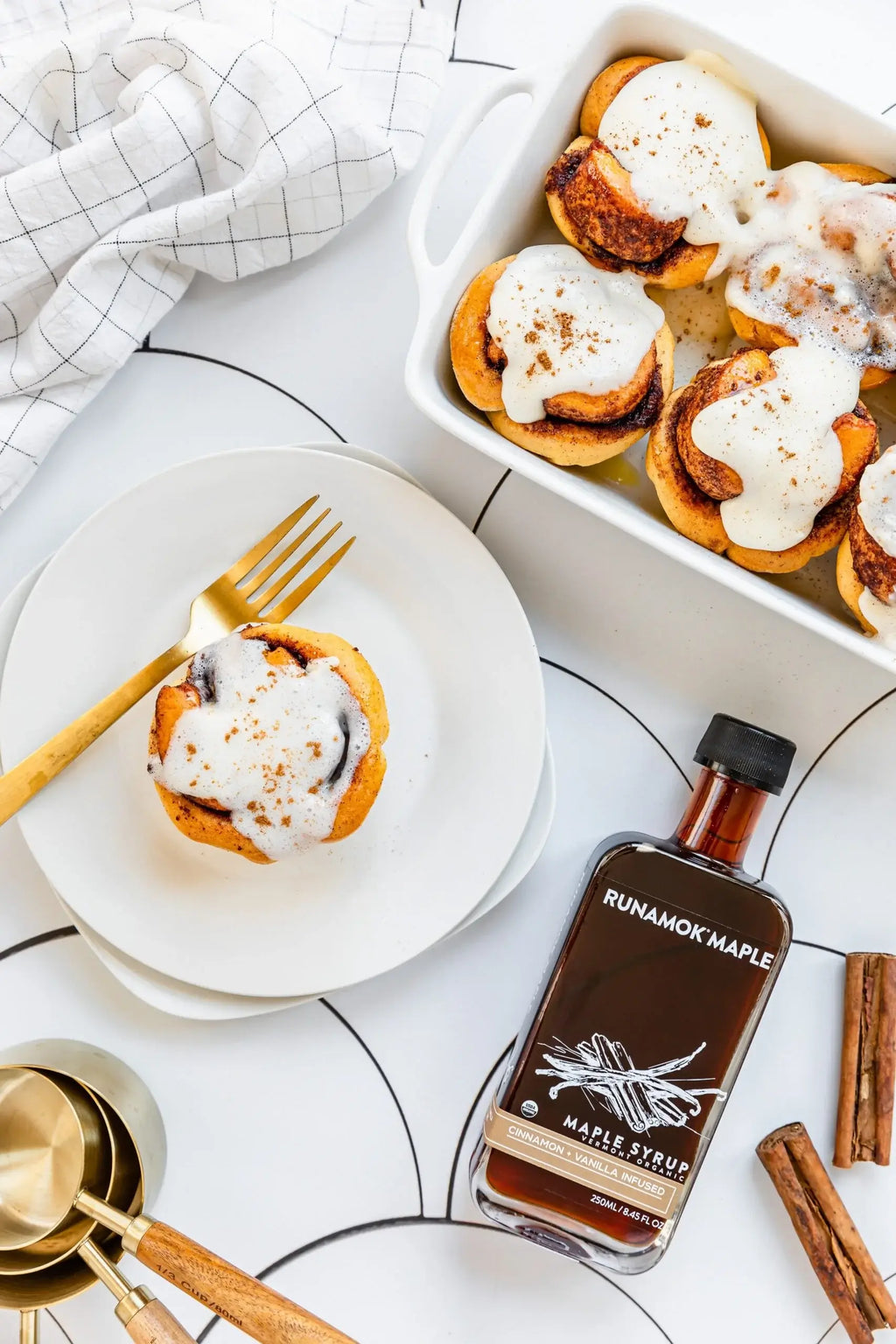 Cinnamon + Vanilla Infused Maple Syrup