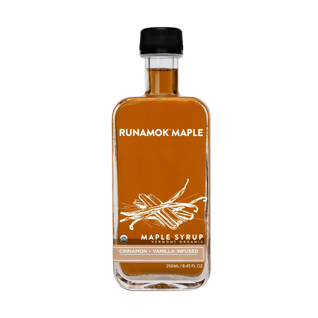 Cinnamon + Vanilla Infused Maple Syrup