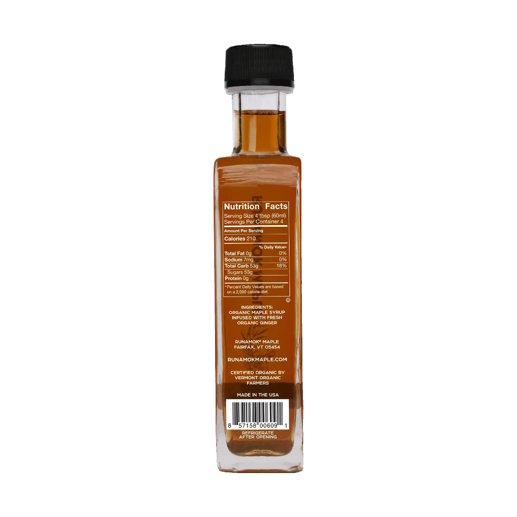 Ginger Root Infused Maple Syrup