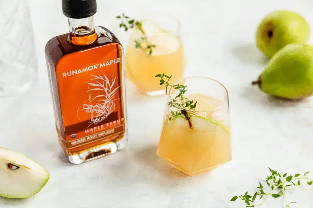 Ginger Root Infused Maple Syrup