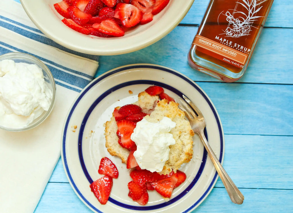 Ginger Root Infused Maple Syrup