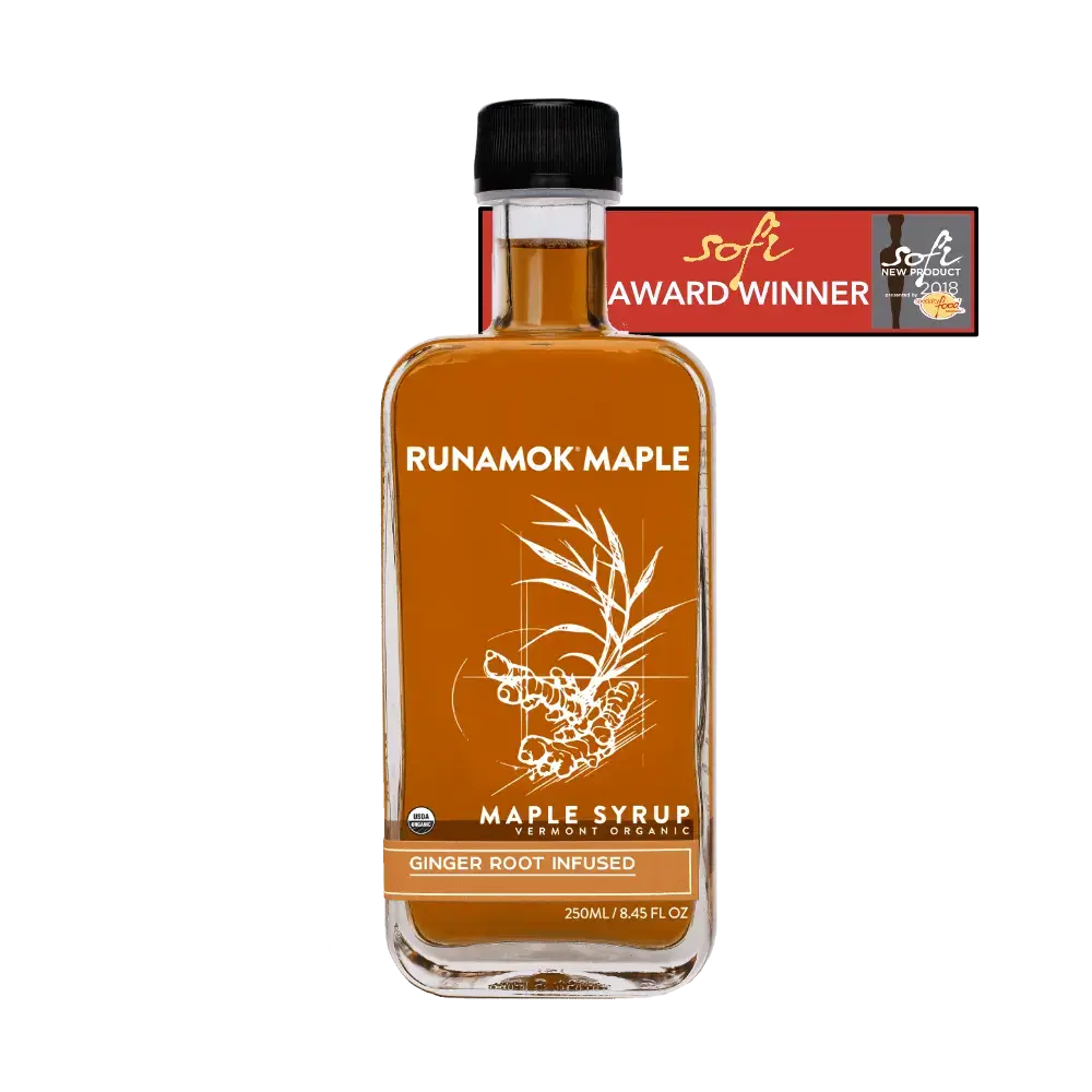 Ginger Root Infused Maple Syrup