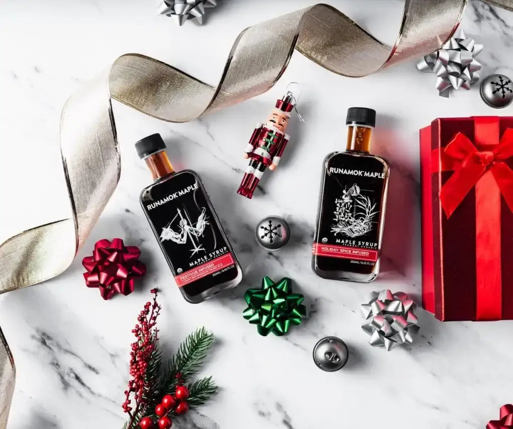 Holiday Spice Infused Maple Syrup