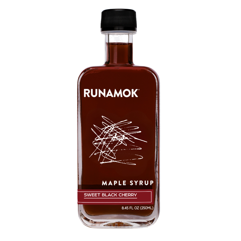 Sweet Black Cherry Infused Maple Syrup
