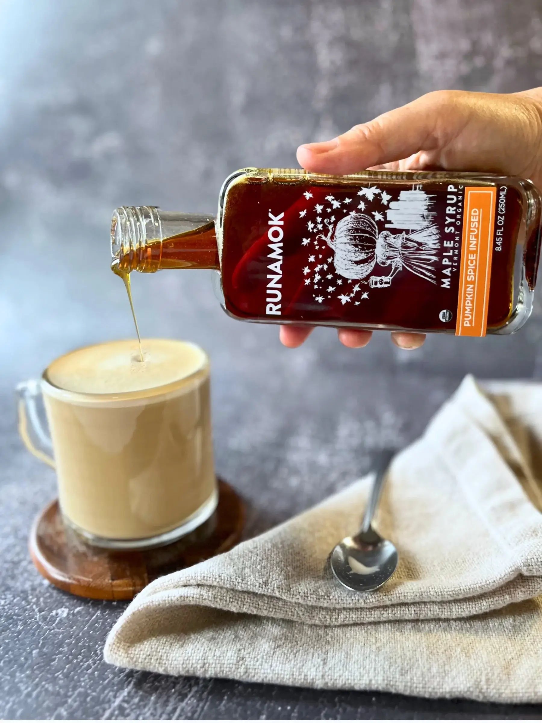 Pumpkin Spice Infused Maple Syrup