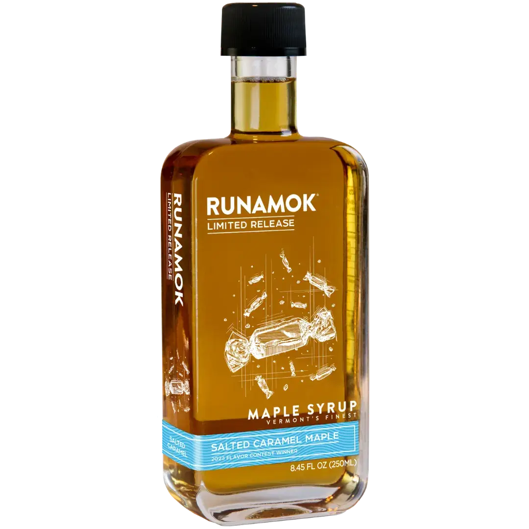 Salted Caramel Infused Maple Syrup