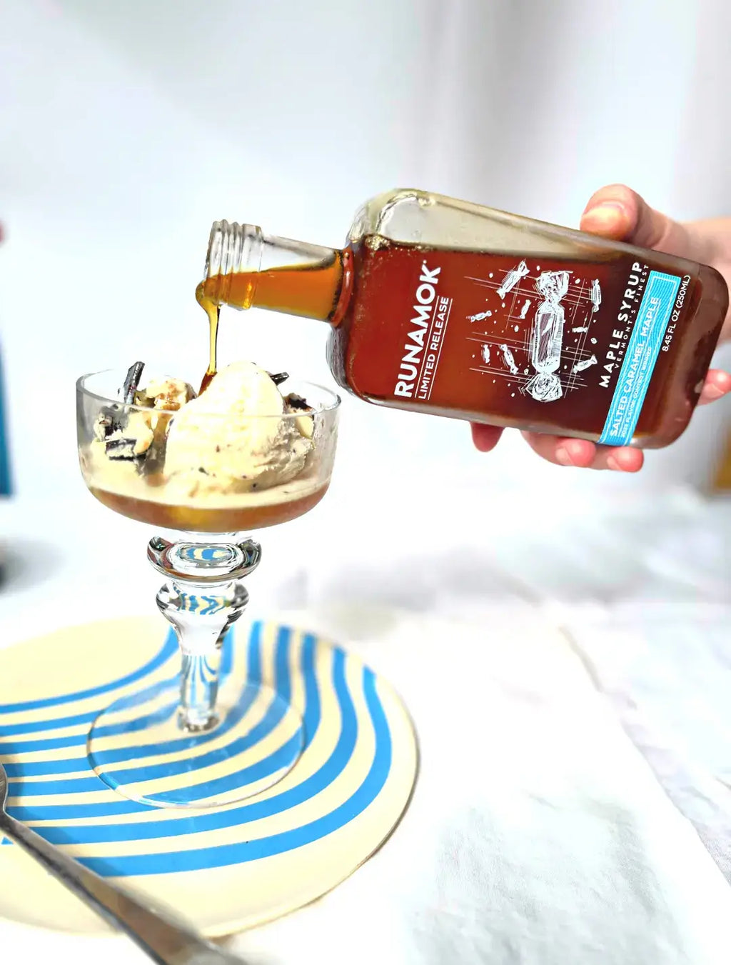 Salted Caramel Infused Maple Syrup