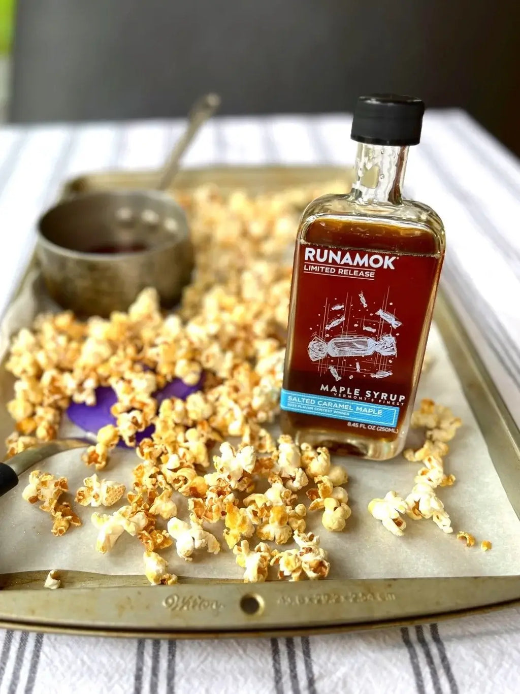 Salted Caramel Infused Maple Syrup