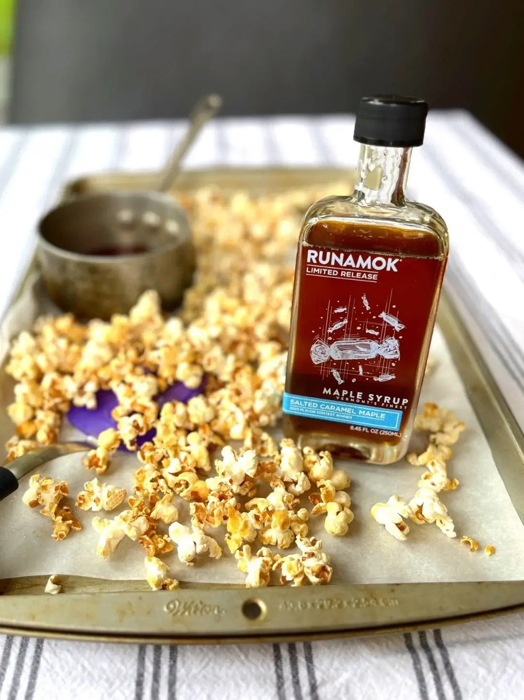 Salted Caramel Infused Maple Syrup
