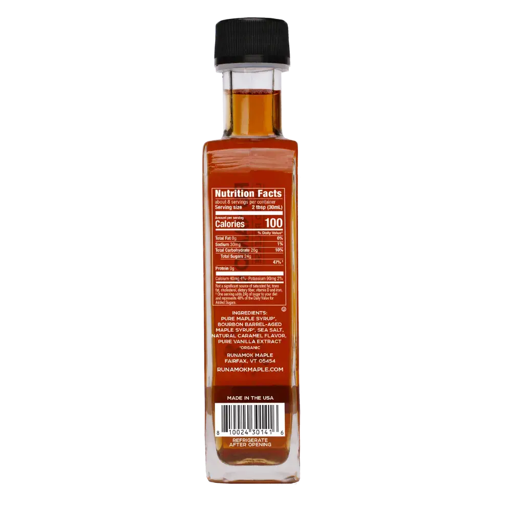 Salted Caramel Infused Maple Syrup